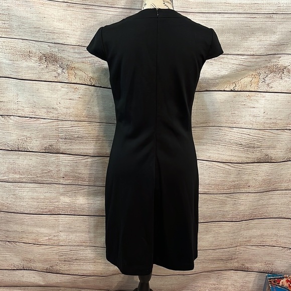 Trina Turk Cocktail Dress Keyhole Front Black Size 2 - Picture 5 of 9